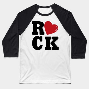 Rock Love Baseball T-Shirt